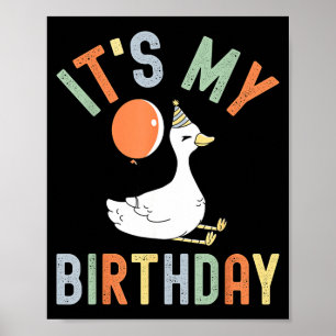 Es ist mein Geburtstag Dummer Familien Frauen Männ Poster