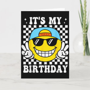 Es ist mein Geburtstag Friedenszeichen Lächeln Geb Karte