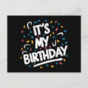 Es ist mein Geburtstag für Jungs Mädchen Kinder Mä Begleitkarte