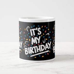 Es ist mein Geburtstag für Jungs Mädchen Kinder Mä Jumbo-Tasse