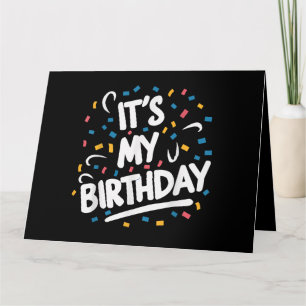 Es ist mein Geburtstag für Jungs Mädchen Kinder Mä Karte