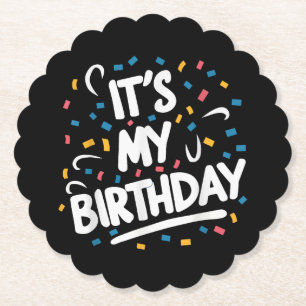 Es ist mein Geburtstag für Jungs Mädchen Kinder Mä Untersetzer