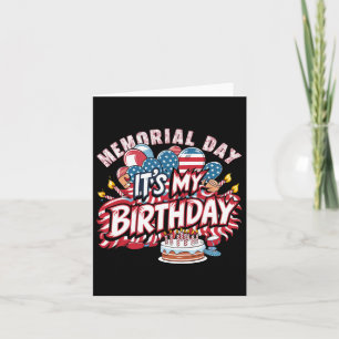 Es ist mein Geburtstag Gedenktag Cool Retro Funny  Karte