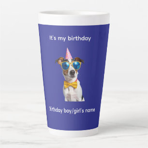 Es ist mein Geburtstag Hund – Lustiges Hunde-Gebur Milchtasse