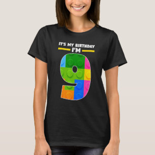 Es ist mein Geburtstag, ich bin 9. Geburtstags-Bri T-Shirt
