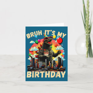 Es ist mein Geburtstag Kaiju Geburtstagsparty Japa Karte