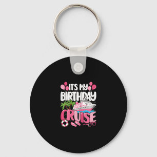 Es ist mein Geburtstag Kreuzfahrt Cute Pink Meer R Schlüsselanhänger