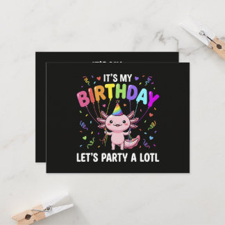 Es ist mein Geburtstag, lasst uns eine Menge feier Einladung
