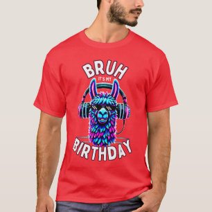 Es ist mein Geburtstag Llama Junge Mädchen Familie T-Shirt