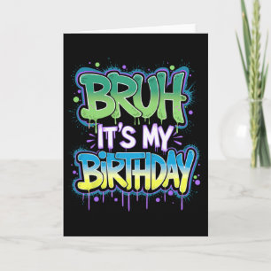 Es ist mein Geburtstag Lustiger Geburtstag Jungen Karte