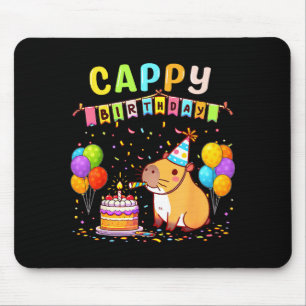 Es ist mein Geburtstag Mädchen Capybara Liebhaber  Mousepad