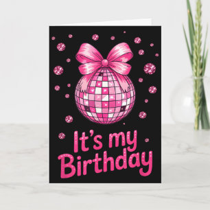 Es ist mein Geburtstag Mädchen Frauen Groovy Gebur Karte