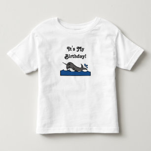Es ist mein Geburtstag Narwhal Kleinkind T-shirt