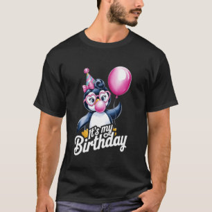 Es ist mein Geburtstag Retro Vintage Affe Mädchen T-Shirt