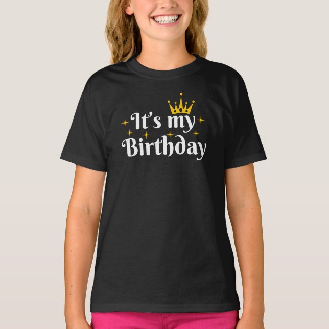 Es ist mein Geburtstag T-Shirt (Vorderseite)