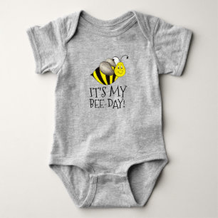 Es ist mein Geburtstag von Bienen-Tag-Hummelbäume- Baby Strampler