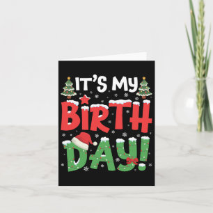 Es ist mein Geburtstag Weihnachten Weihnachten Wei Karte