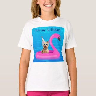 Es ist mein Geburtstagshund-Schwimmring T-Shirt