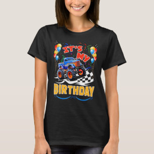 Es ist mein Geburtstagsjunges Monster Truck Car Pa T-Shirt