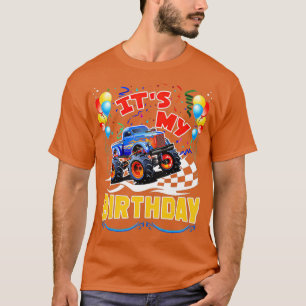 Es ist mein Geburtstagsjunges Monster Truck Car Pa T-Shirt