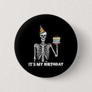 Es ist mein Geburtstagsparty Happy Halloween Gebur Button