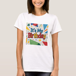Es ist mein geometrischer Geburtstag T-Shirt