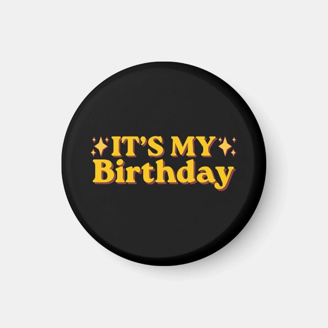 Es ist mein Retro-Geburtstag Magnet (Vorne)