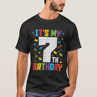 Es ist mein siebter Geburtstagskinder-Master-Kinde T-Shirt