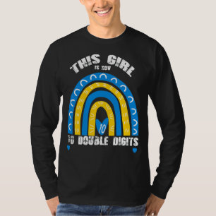 Es ist mein zehnter Geburtstag, dieses Mädchen ist T-Shirt
