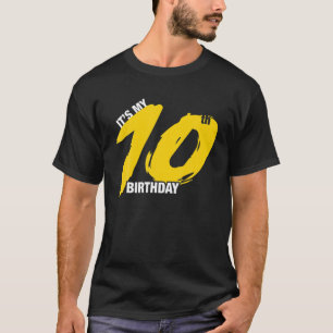 Es ist meine 10. Geburtstagsfeier zum Grafikdesign T-Shirt