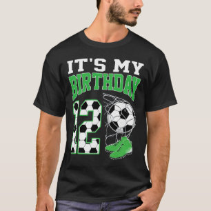 Es ist meine 12. Geburtstags-Fußballparty 12-jähri T-Shirt