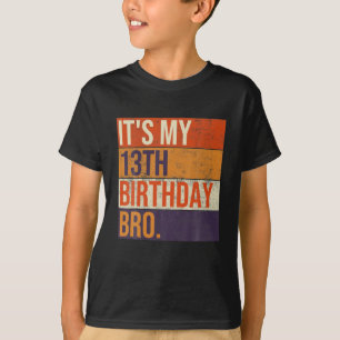 Es ist meine 13. Geburtstagsbro Dreizehn Geburtsta T-Shirt