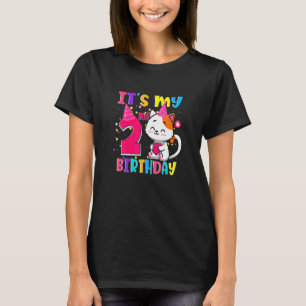 Es ist meine 2. Geburtstagskatze 2 Jahre T-Shirt