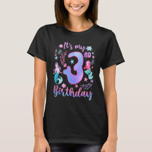Es ist meine 3. Geburtstagsfrau 3 Jahre alte Kinde T-Shirt