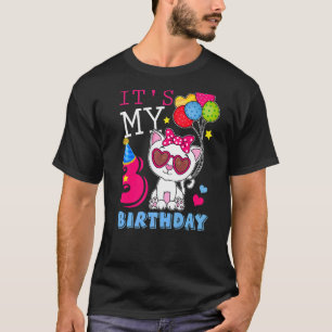 Es ist meine 3 Jahre alte Geburtstagskatze Kitty 3 T-Shirt