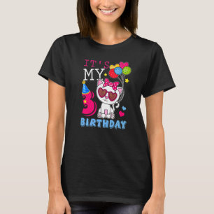 Es ist meine 3 Jahre alte Geburtstagskatze Kitty 3 T-Shirt