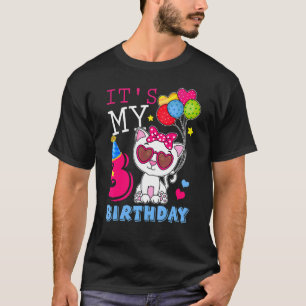 Es ist meine 3 Jahre alte Geburtstagskatze Kitty 3 T-Shirt