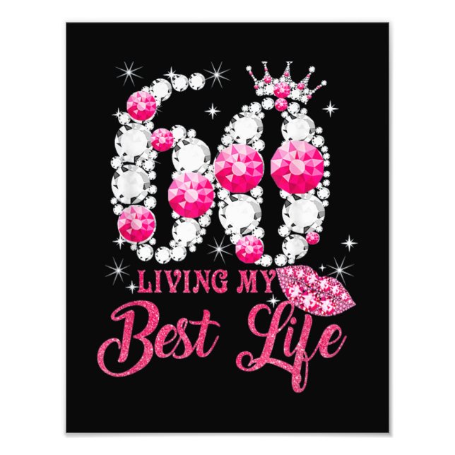 Es ist meine 60. GeburtstagskKönigin, 60 Jahre alt Fotodruck (Vorne)