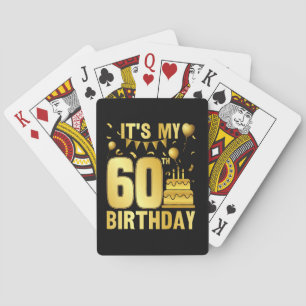 Es ist meine 60. Party Spielkarten