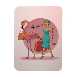 Es ist meine Aufgabe, Pink Flamingo zu kaufen Magnet