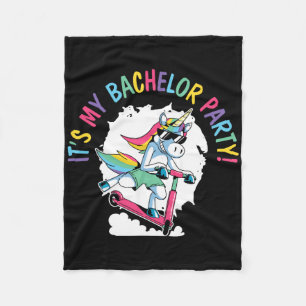 Es ist meine Bachelor Party Einhorn Groom Ehe Hoch Fleecedecke