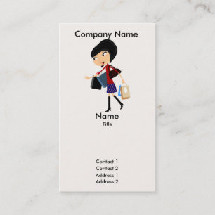 Es ist meine Bag-Visitenkarte Visitenkarte