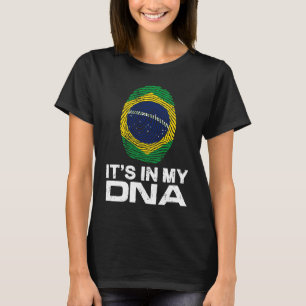 ES IST MEINE DNA IN Flag National Pride Fingerprin T-Shirt