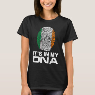 ES IST MEINE DNA IN Flagge Nationaler Stolz Finger T-Shirt