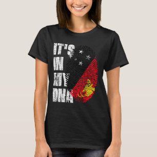 Es ist meine DNA Papua-Neuguinea-Flagge Geschenk T-Shirt