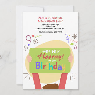 Es ist meine Einladung zum Geburtstag