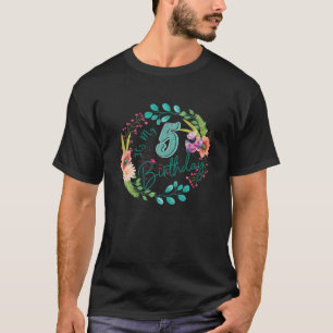 Es ist meine fünfte Geburtstagsfrau, fünf Jahre al T-Shirt