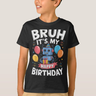 Es ist meine Geburtstagsfeier Roboter Thema Geburt T-Shirt