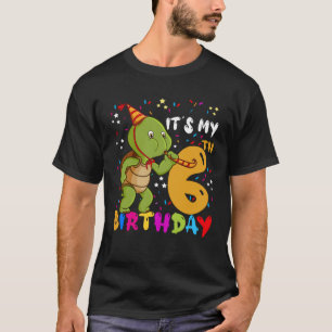 Es ist meine Geburtstagskröte Ich bin 6 Jahre alt  T-Shirt
