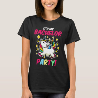Es ist meine Junggesellenabschied Einhorn Hochzeit T-Shirt